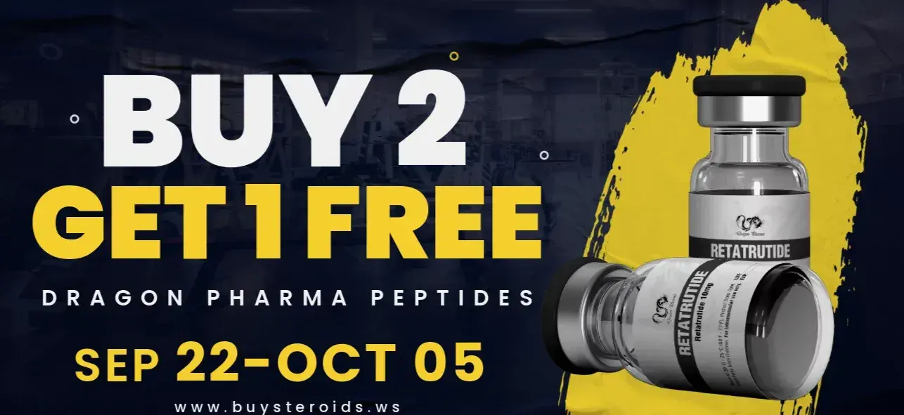 Dragon Pharma's Peptides Sale: Buy 2 Get 1 Free