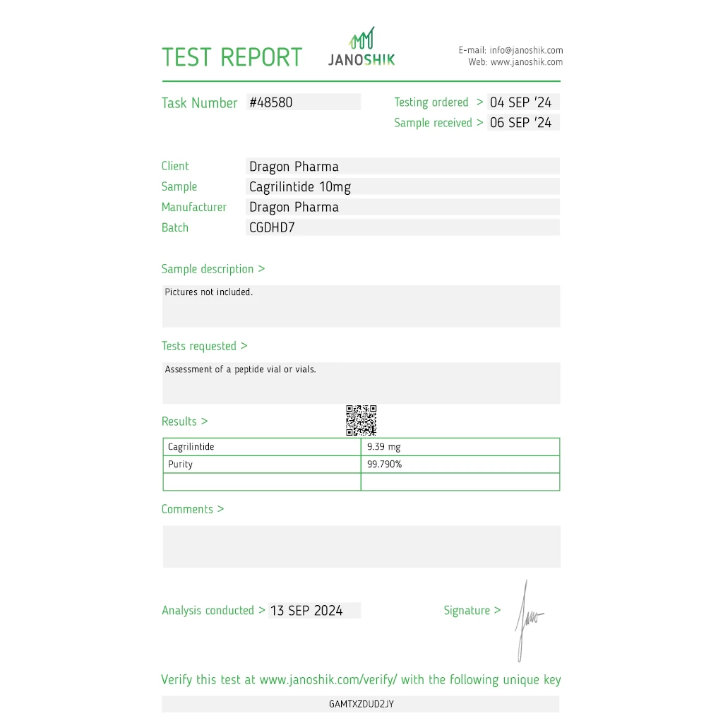 Buy Cagrilintide Acetate 10mg Online